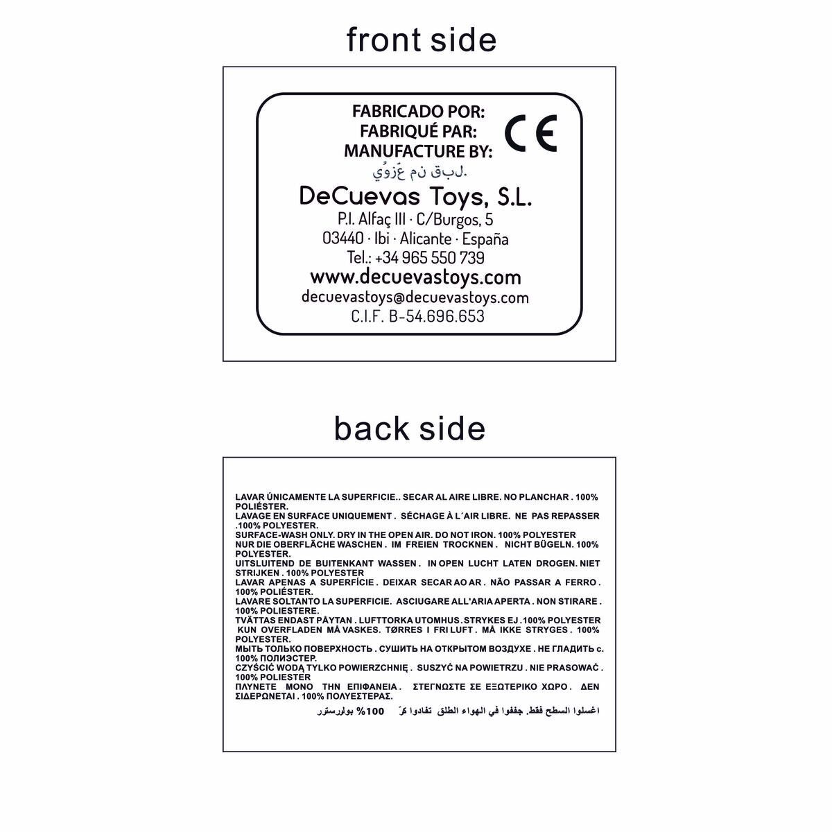 Masă de călcat jucărie Decuevas Funny 72 x 63 x 25 cm