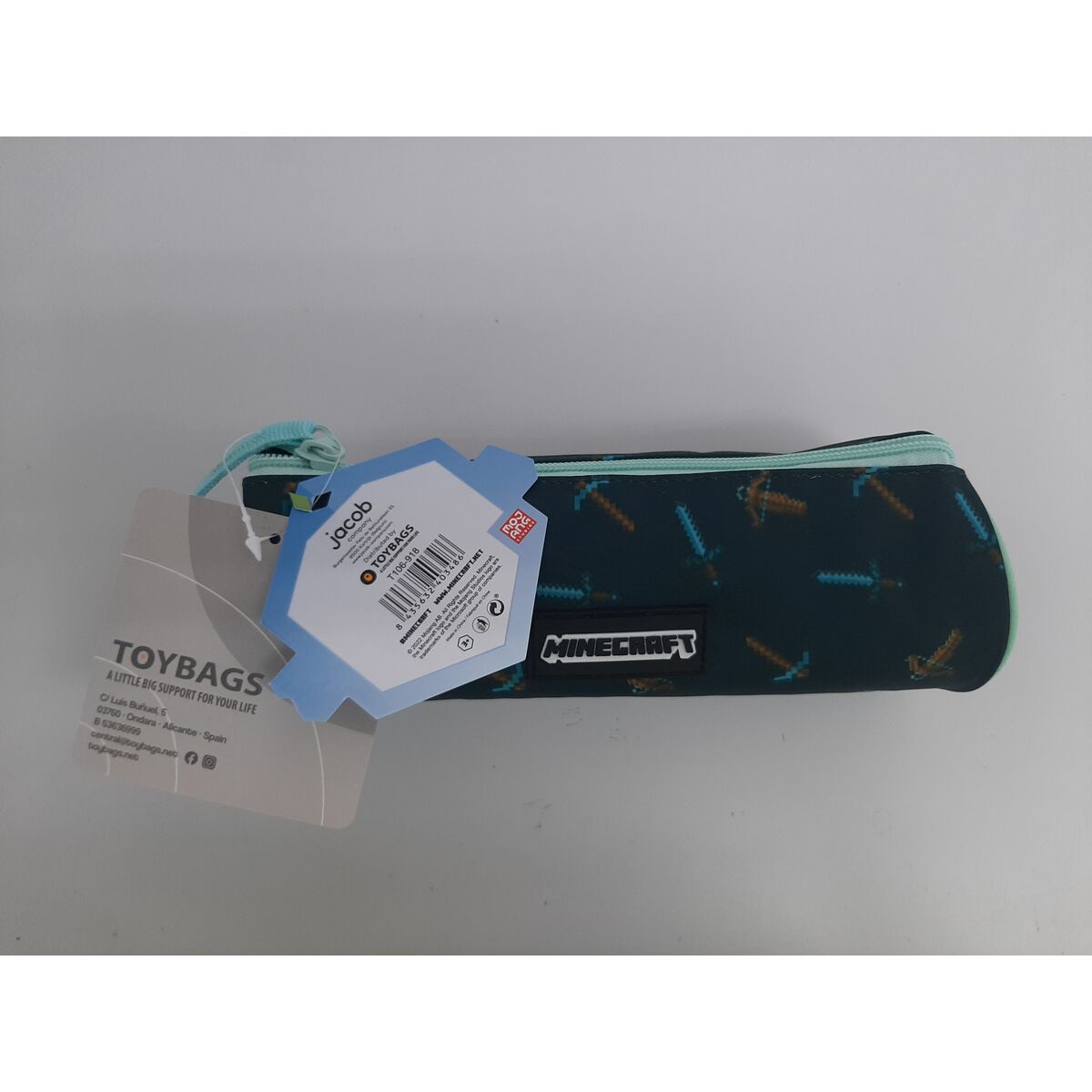 Geantă Universală Minecraft 8 x 22 x 8 cm Rotund