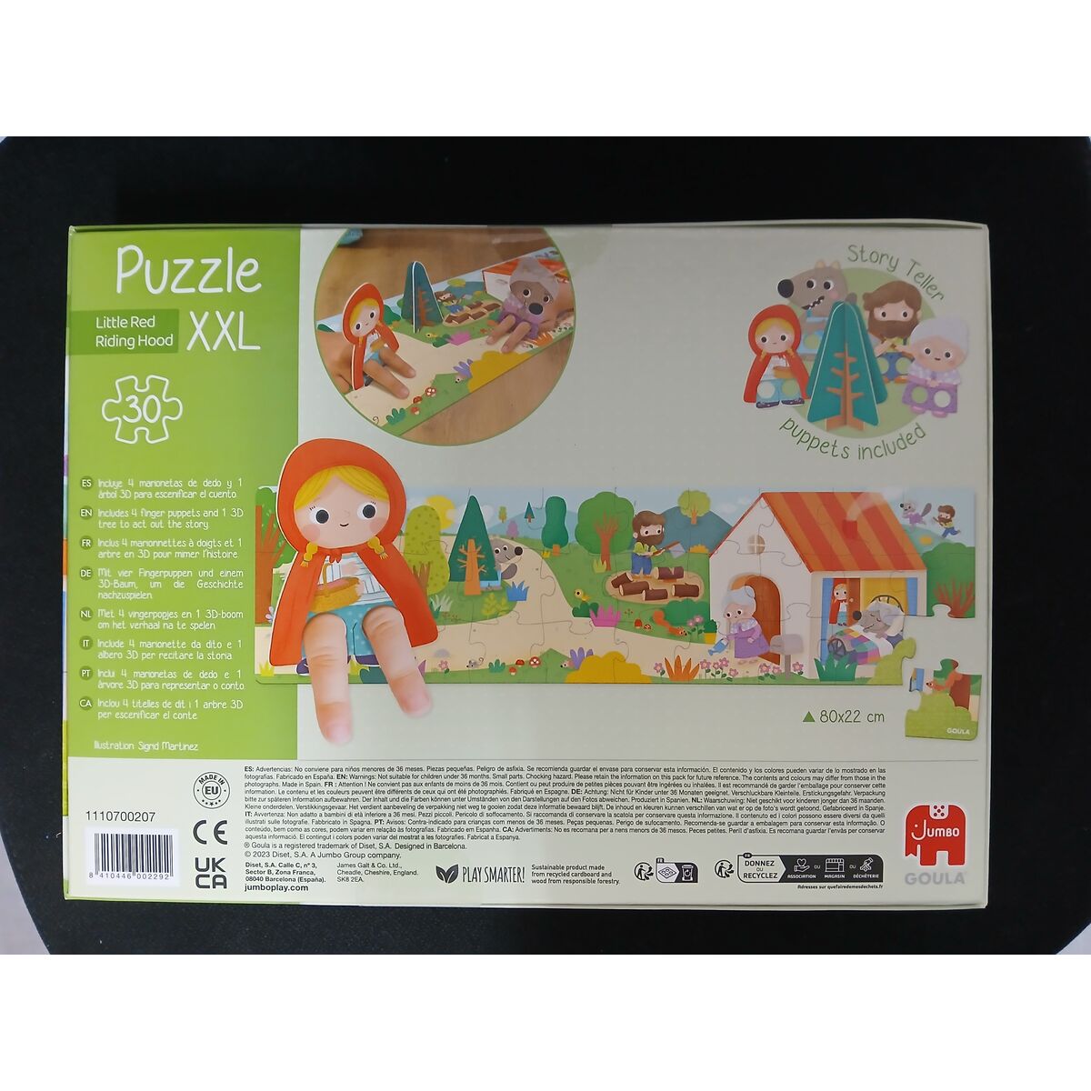 Puzzle pentru Copii Diset XXL Scufița Roșie 30 Piese