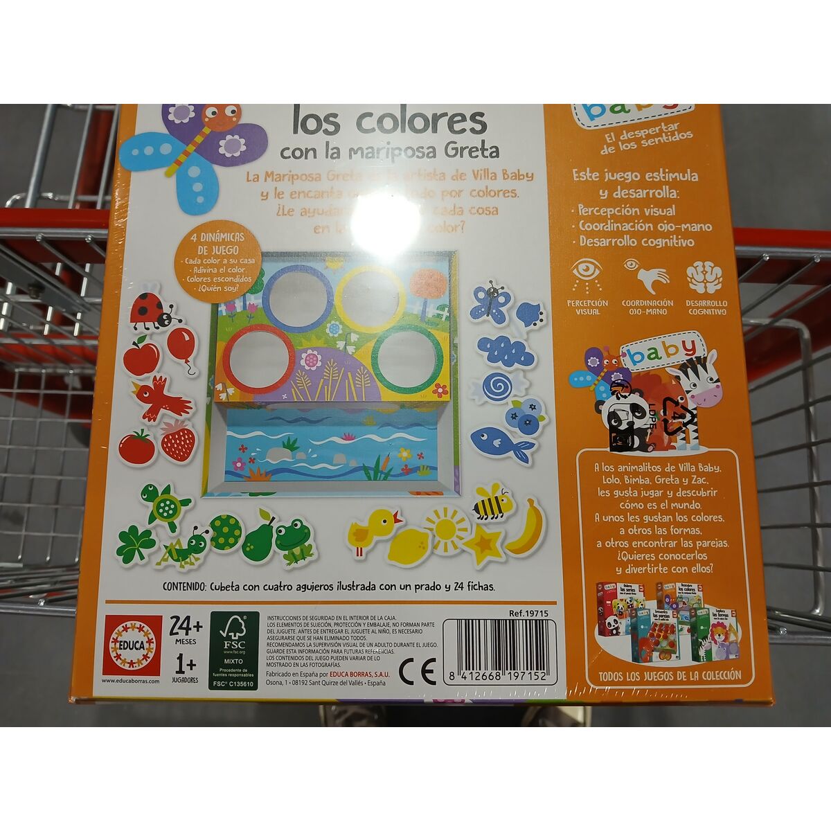 Joc Educativ Educa Descubre los Colores con La Mariposa Greta