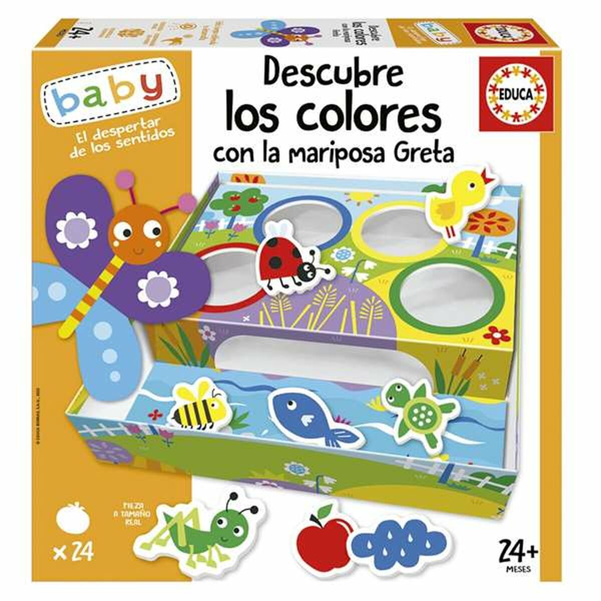 Joc Educativ Educa Descubre los Colores con La Mariposa Greta