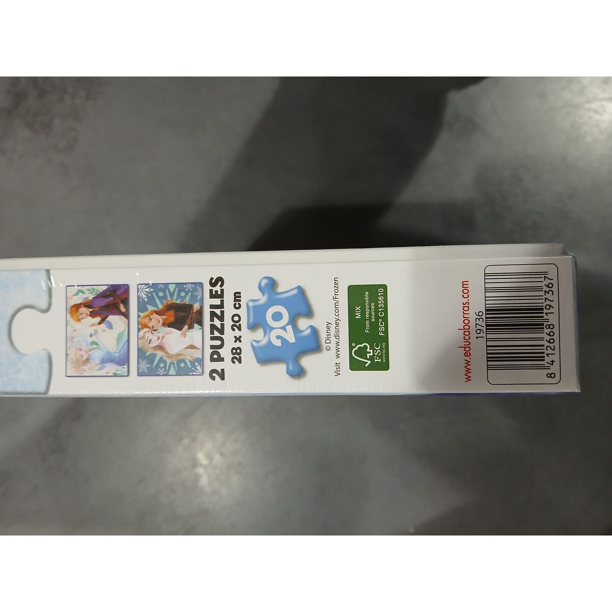 Set de 2 Puzzle-uri Frozen 20 Piese