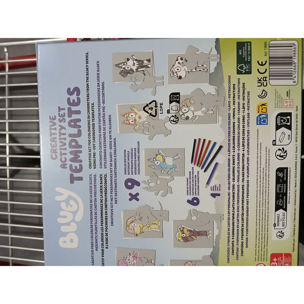 Set pentru desen Educa Bluey