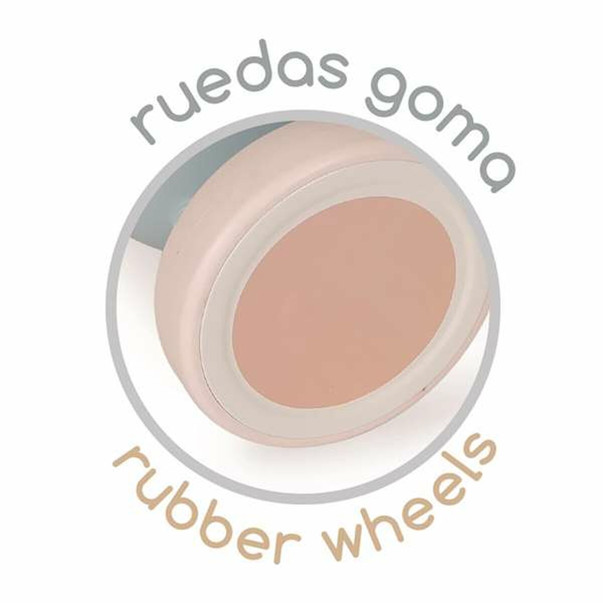 Mașină-Premergător Decuevas Coco Gri deschis 60 x 27 x 42 cm