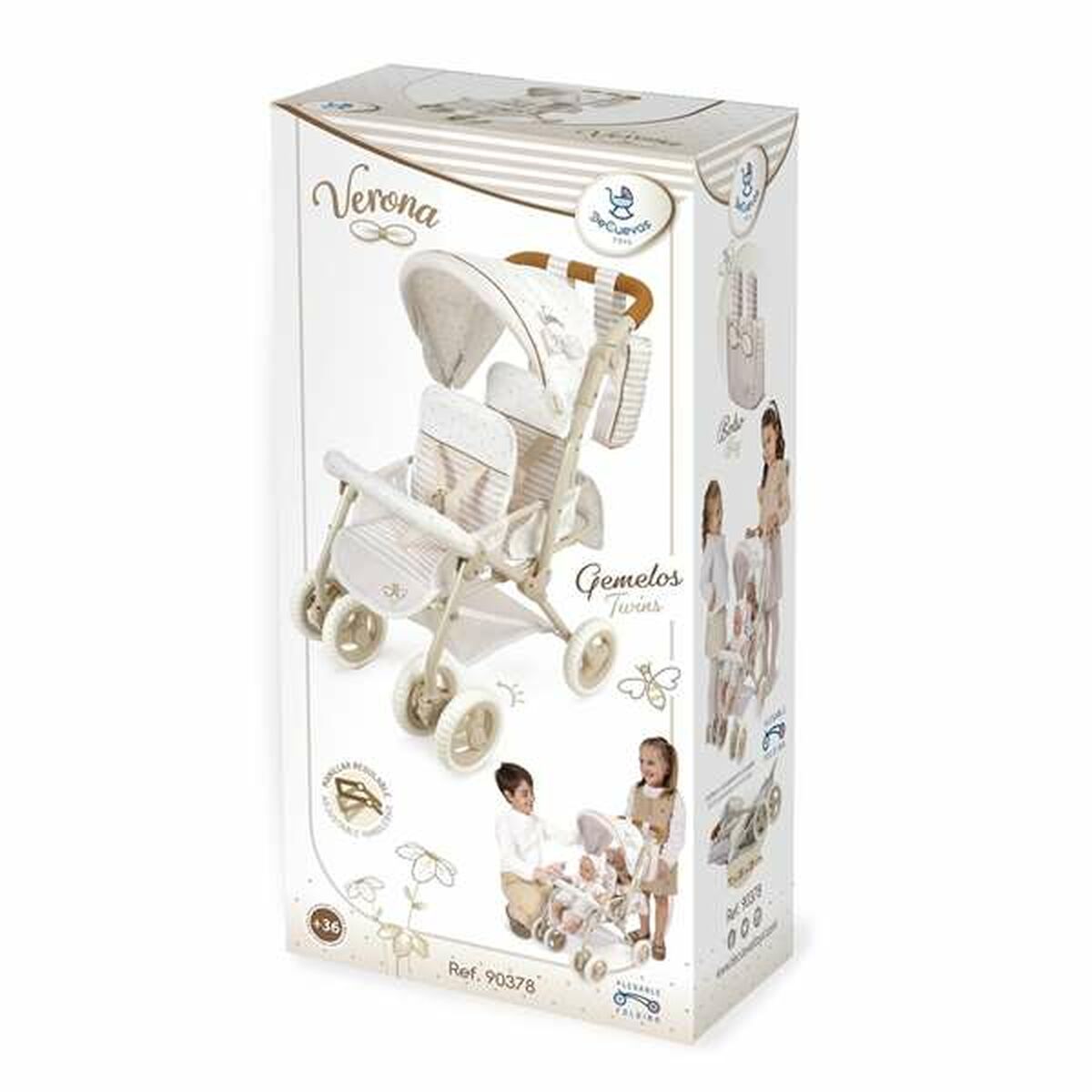 Cărucior pentru Păpuși Decuevas Verona Geamănă