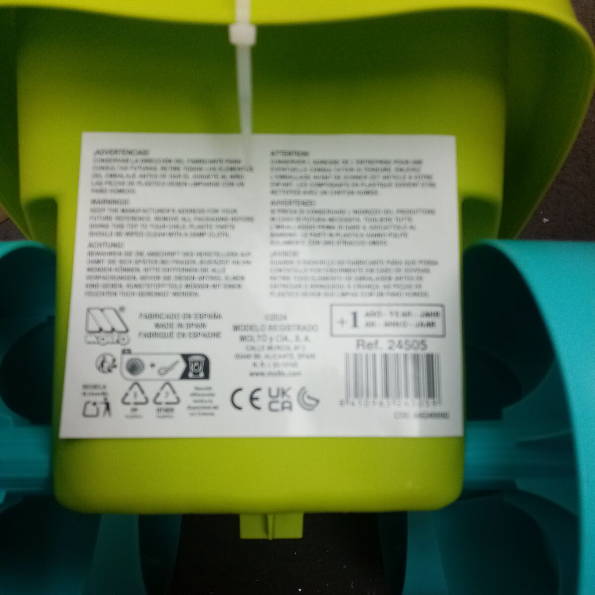 Set de Roabă de Plajă cu Accesorii Moltó 6 Piese