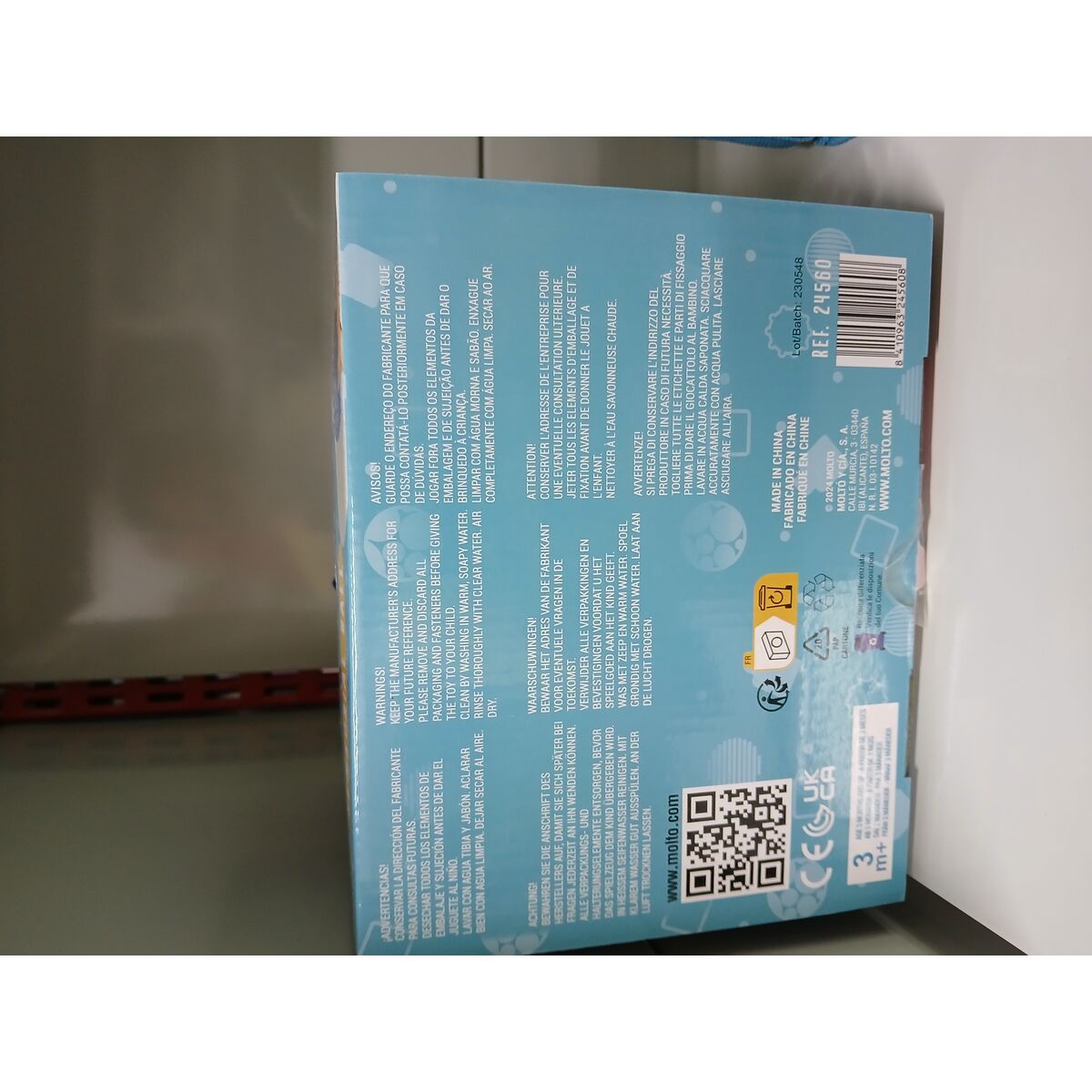 Minge senzorială Moltó 20 cm Albastru