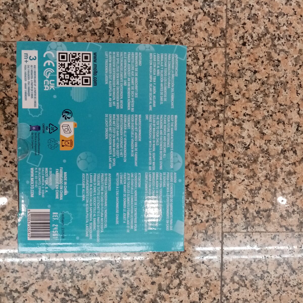 Minge senzorială Moltó 20 cm Roz