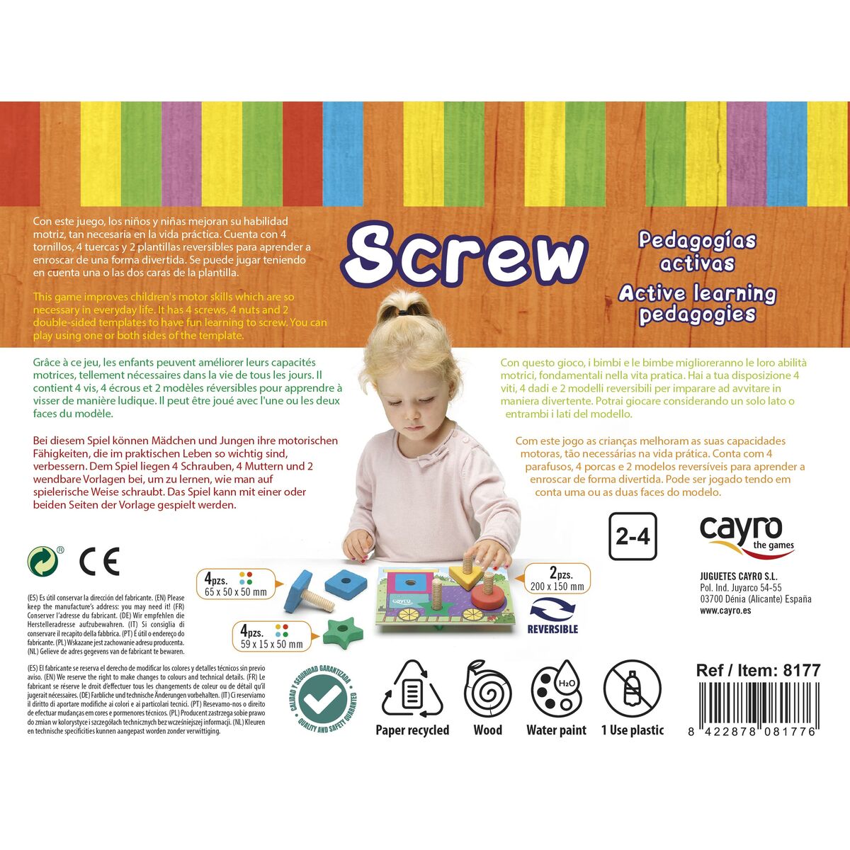 Jucărie pentru copii Cayro Screw