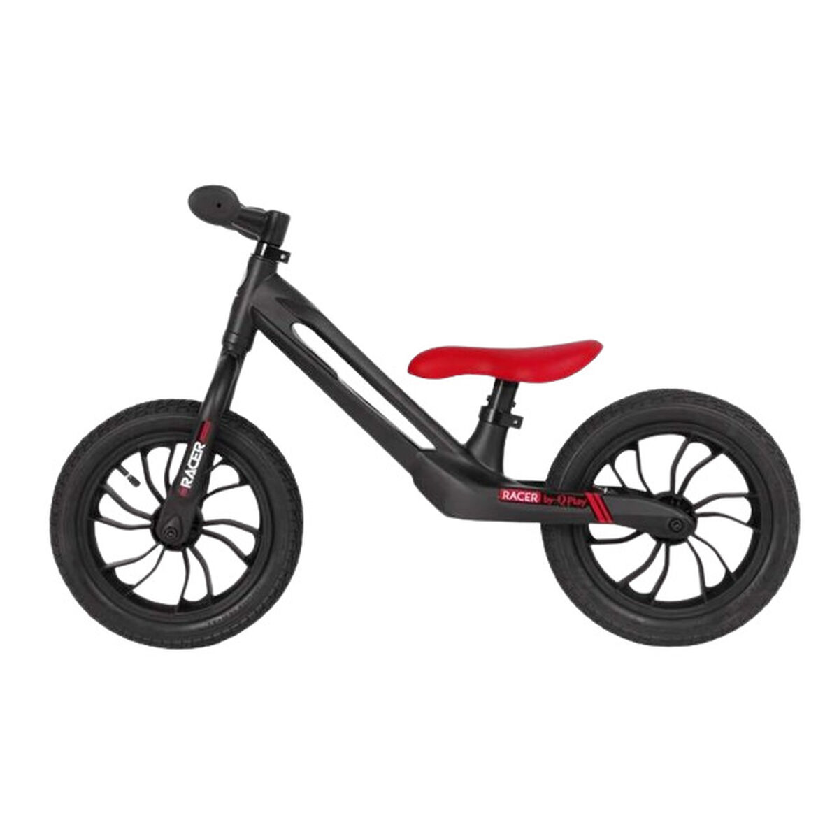 Bicicletă pentru copii Qplay Racer Bike Negru 12" Magneziu
