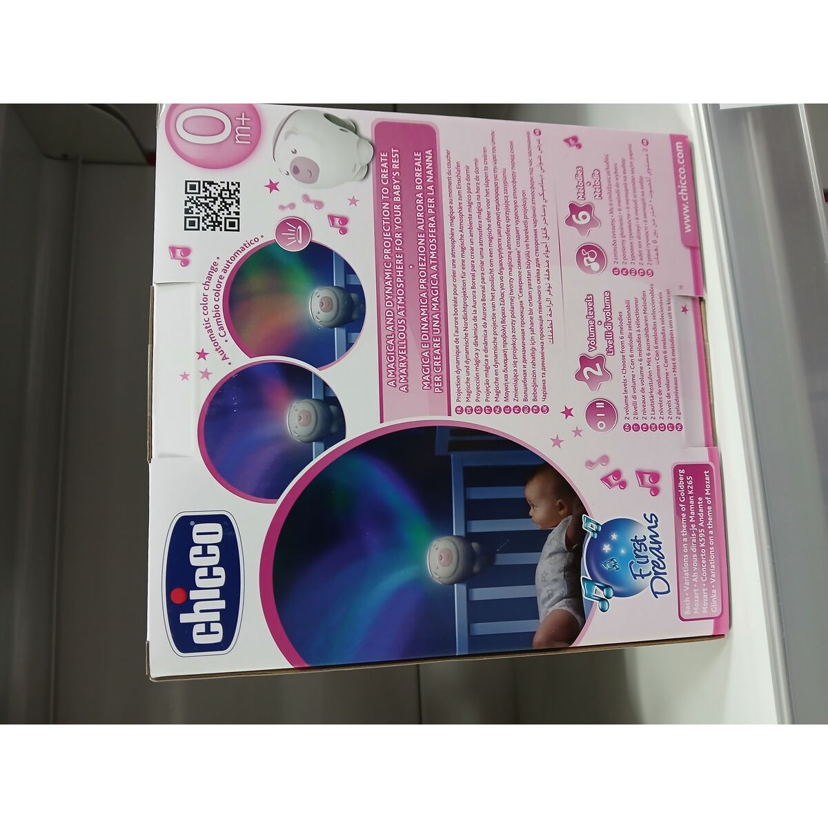 Mobil Proiector 2 în 1 Chicco 13 x 13 x 14,5 cm Urs polar