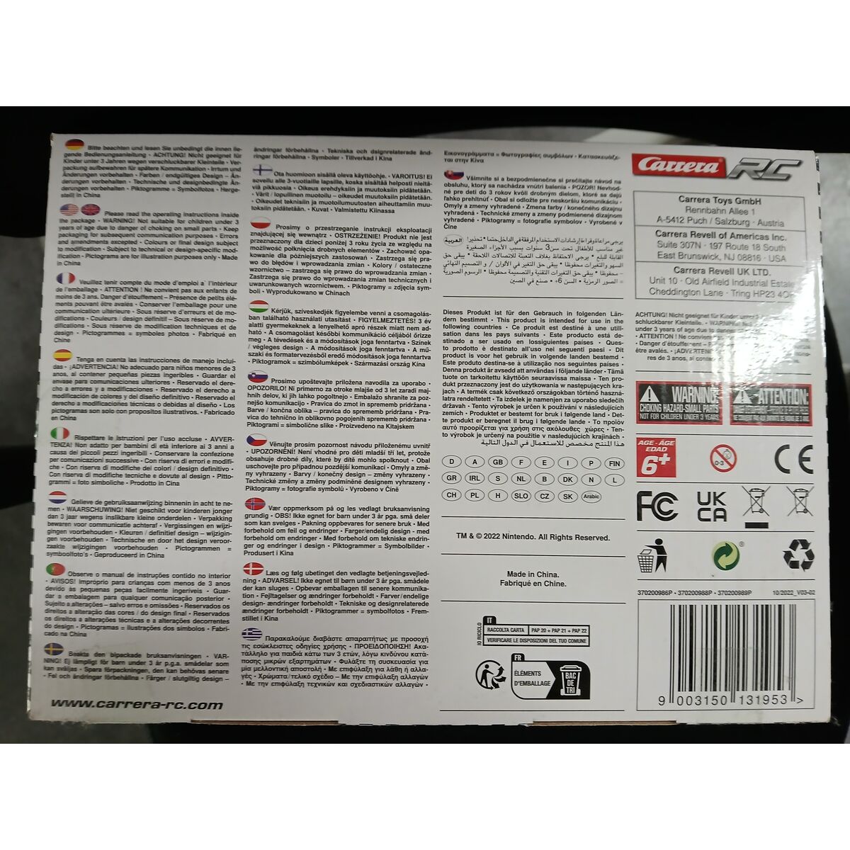 Mașină Radio Control Carrera Mario Kart 1:18 2,4 GHz