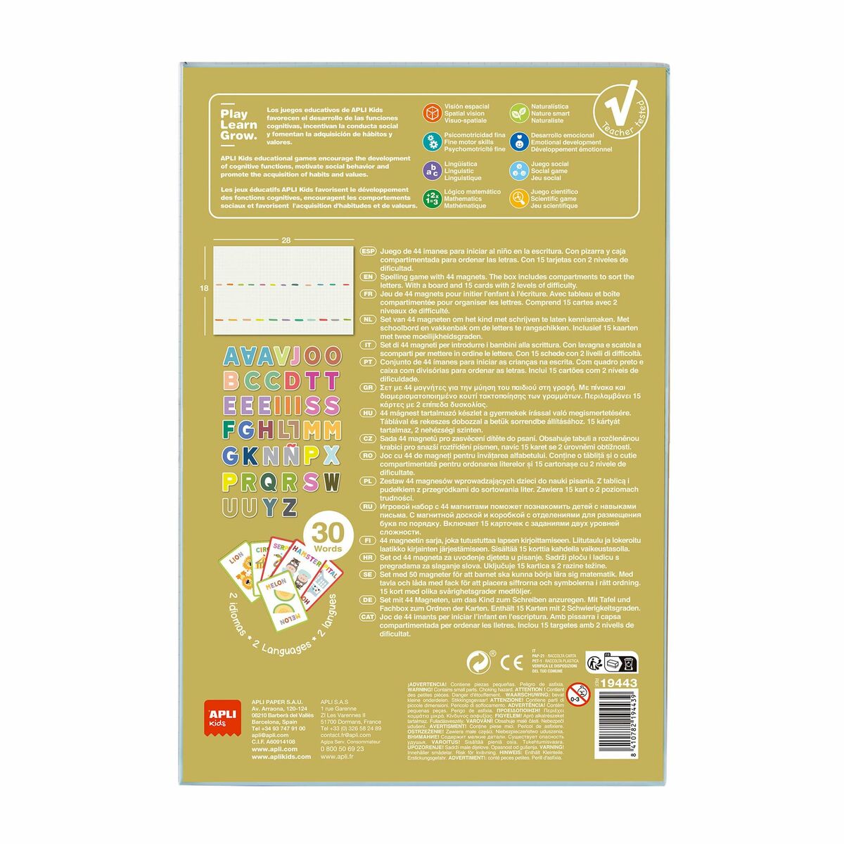 Joc Magnetic Apli Multicolor