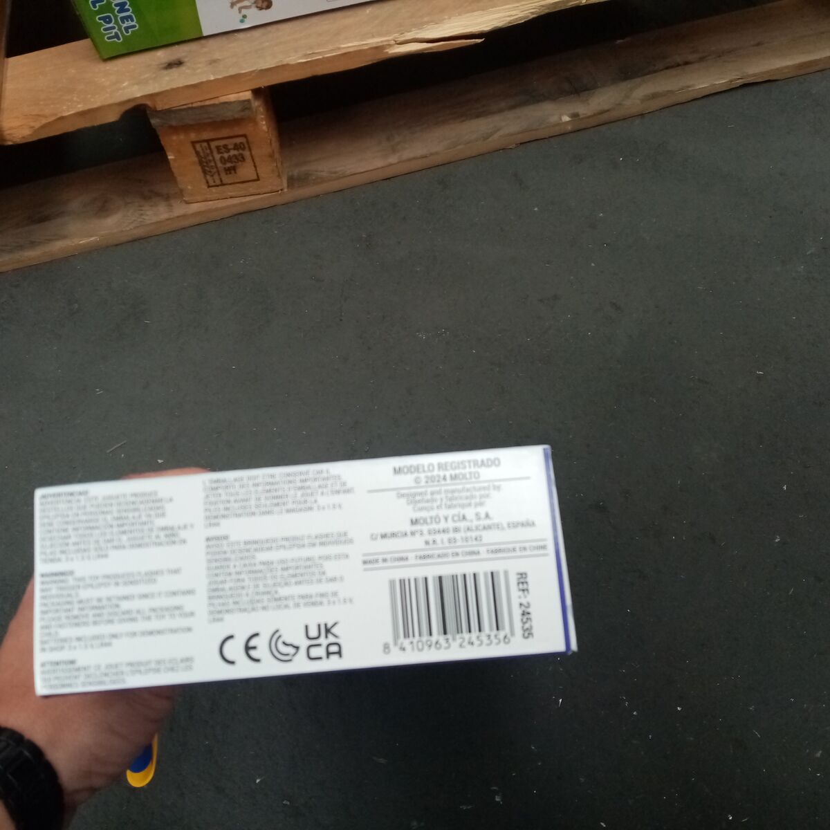 Jucărie de Pluș cu Sunet Moltó Gusy luz Baby Bunny Roz 7,5 cm