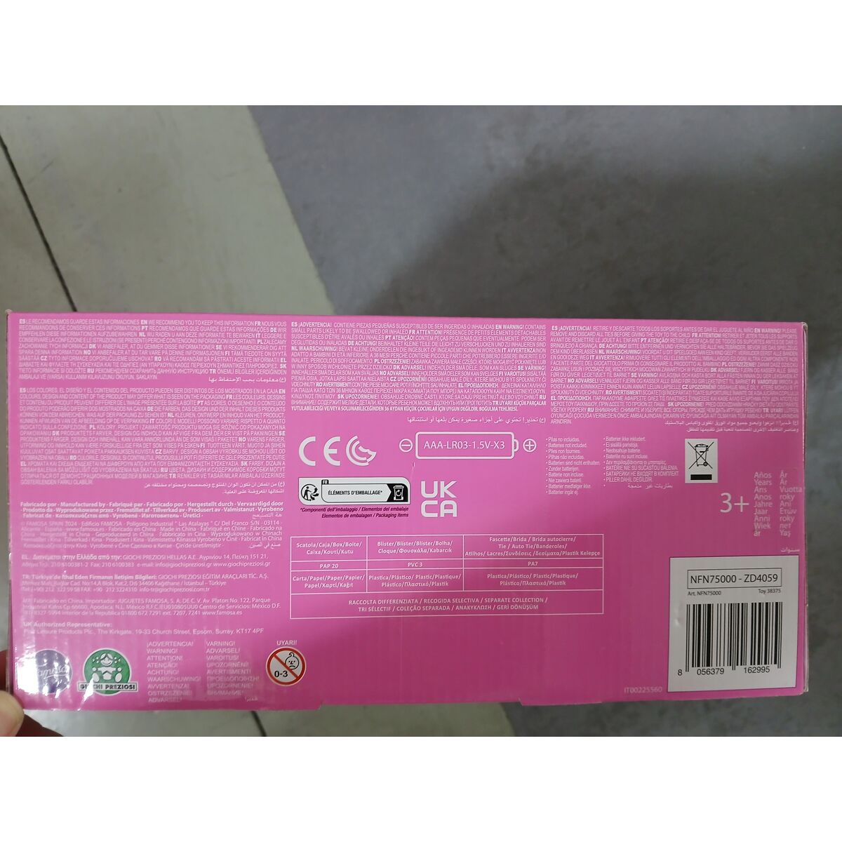 Păpușă Bebe Famosa Nenuco 35 cm