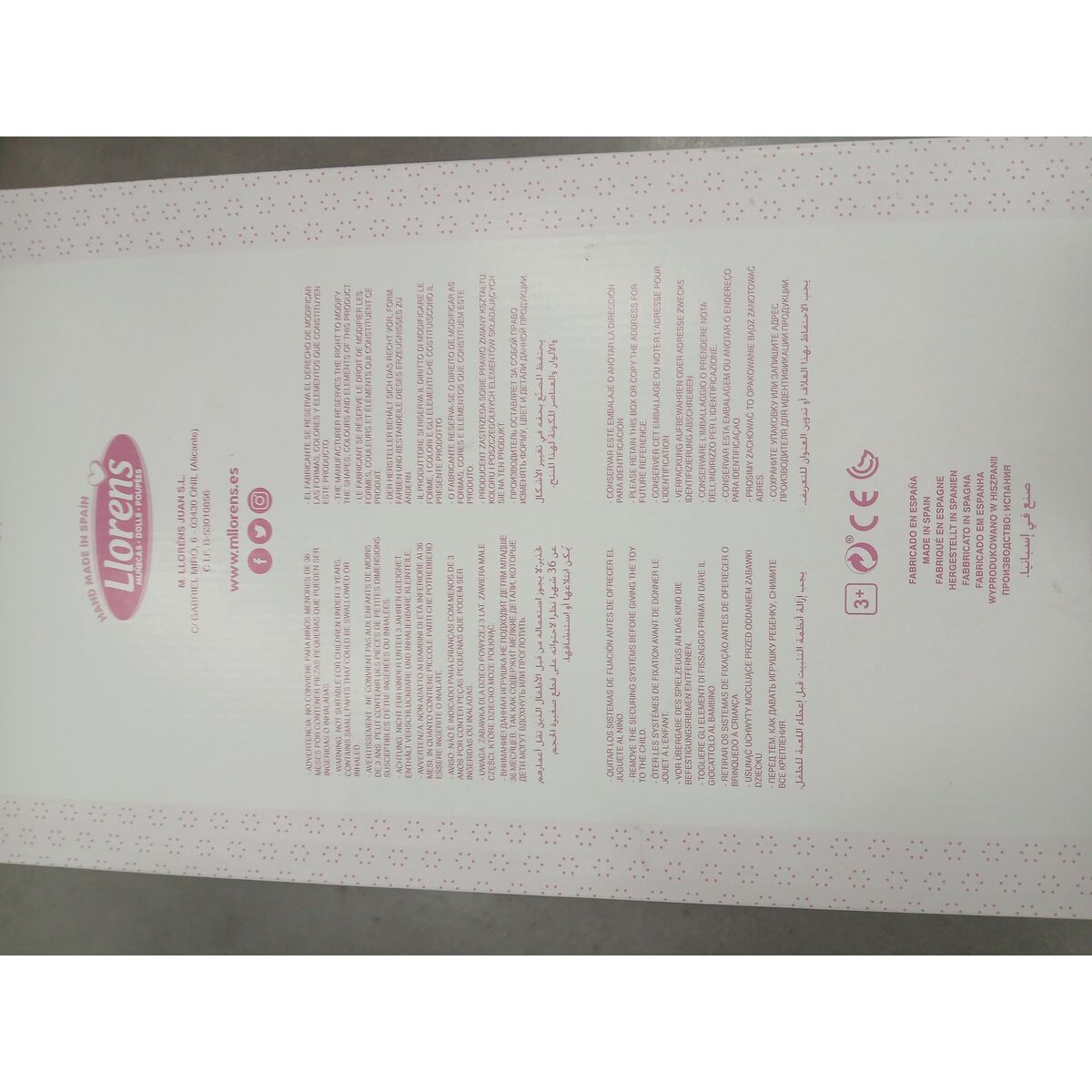 Păpușă Bebe Llorens 40 cm