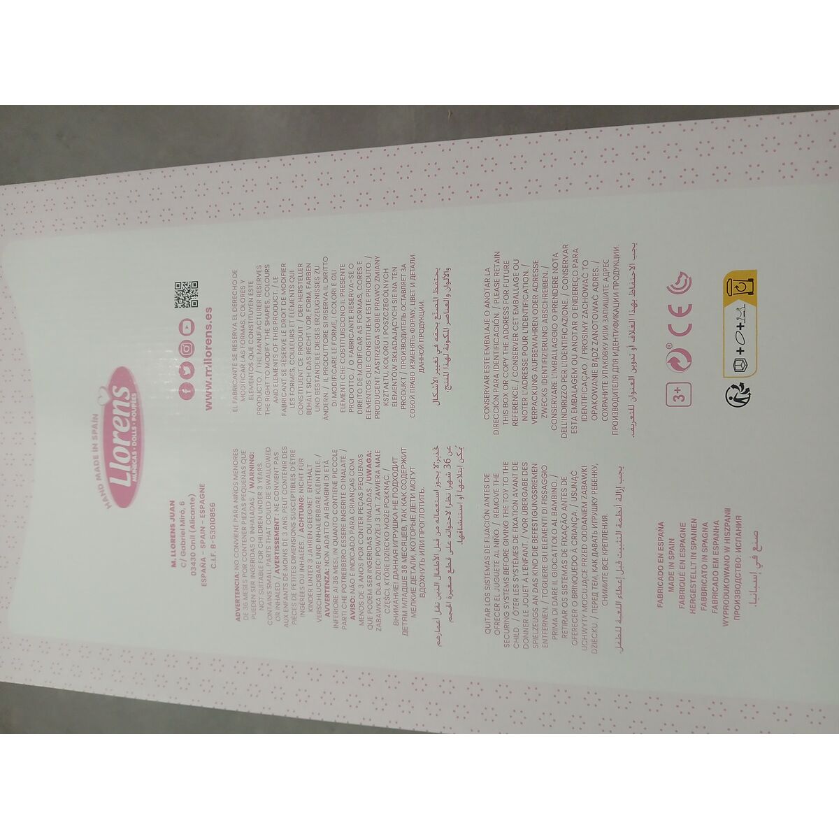 Păpușă bebeluș Llorens Mimi 42 cm