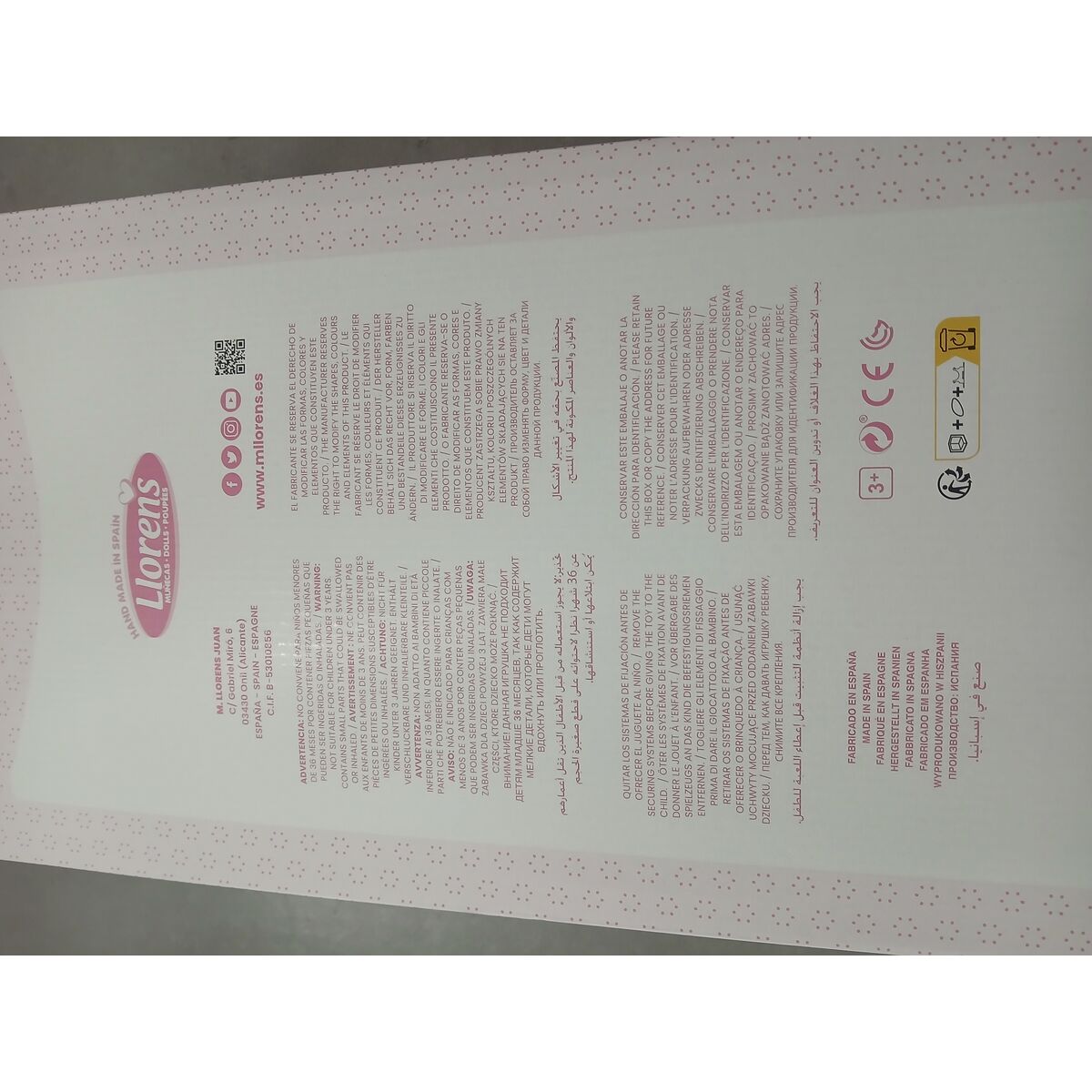 Păpușă bebeluș Llorens Mimi 42 cm