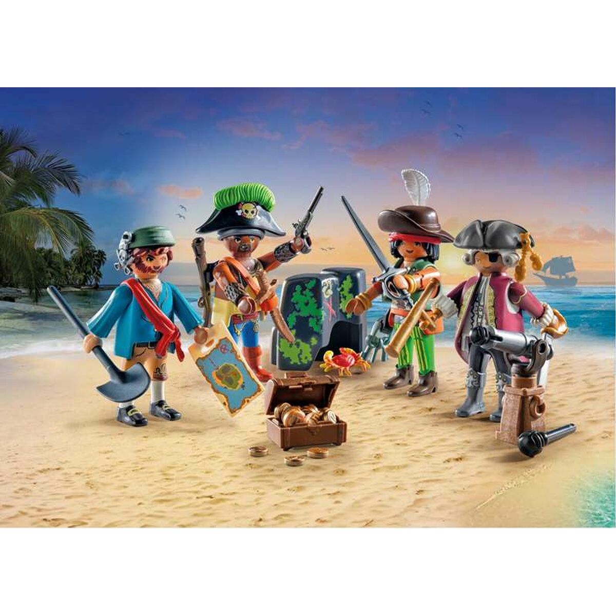 Playset Playmobil Pirates 71533 83 Piese