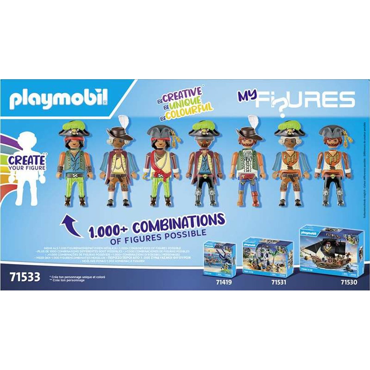 Playset Playmobil Pirates 71533 83 Piese