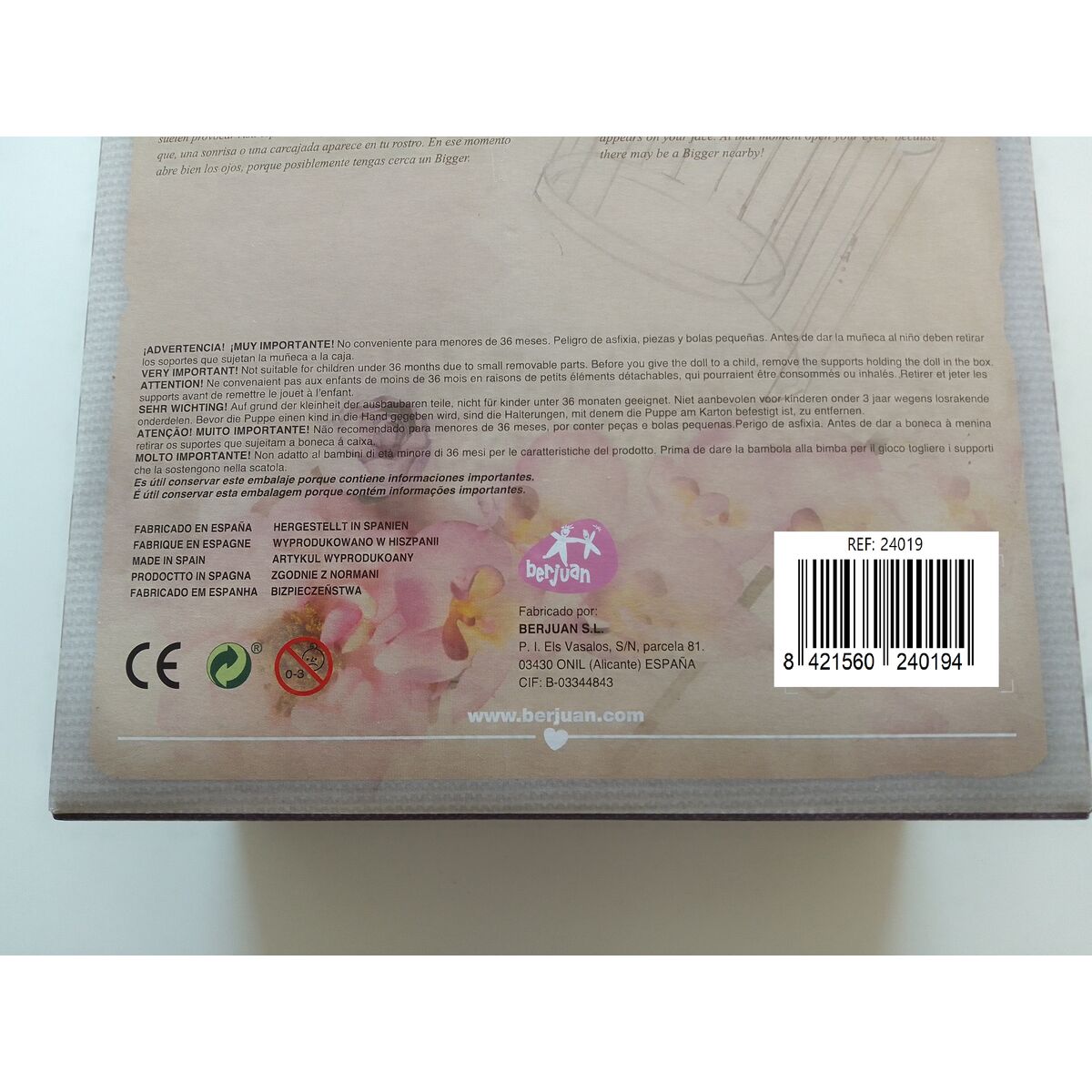 Păpușă Berjuan 24019-24 32 cm