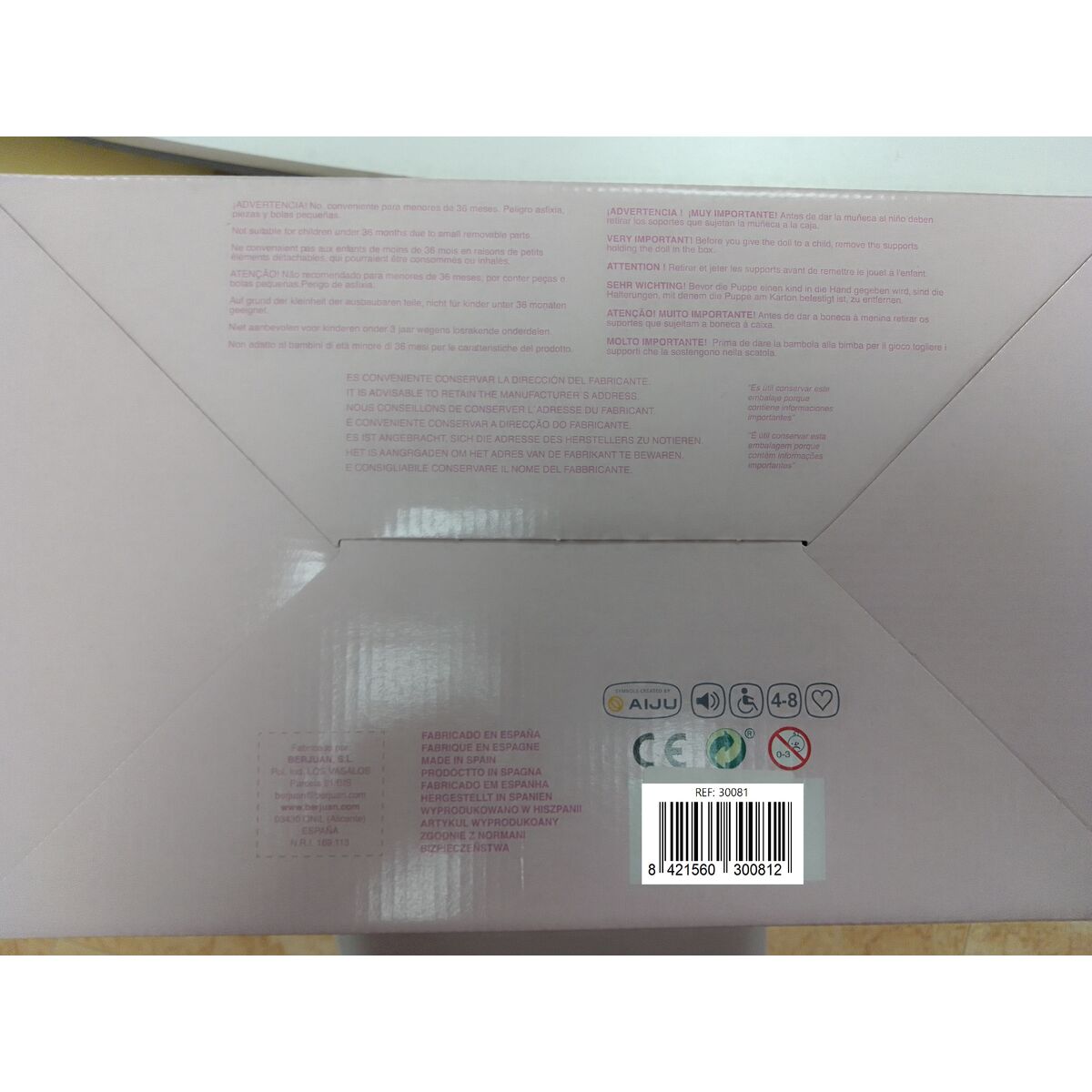 Păpușă Bebe Berjuan 60 cm