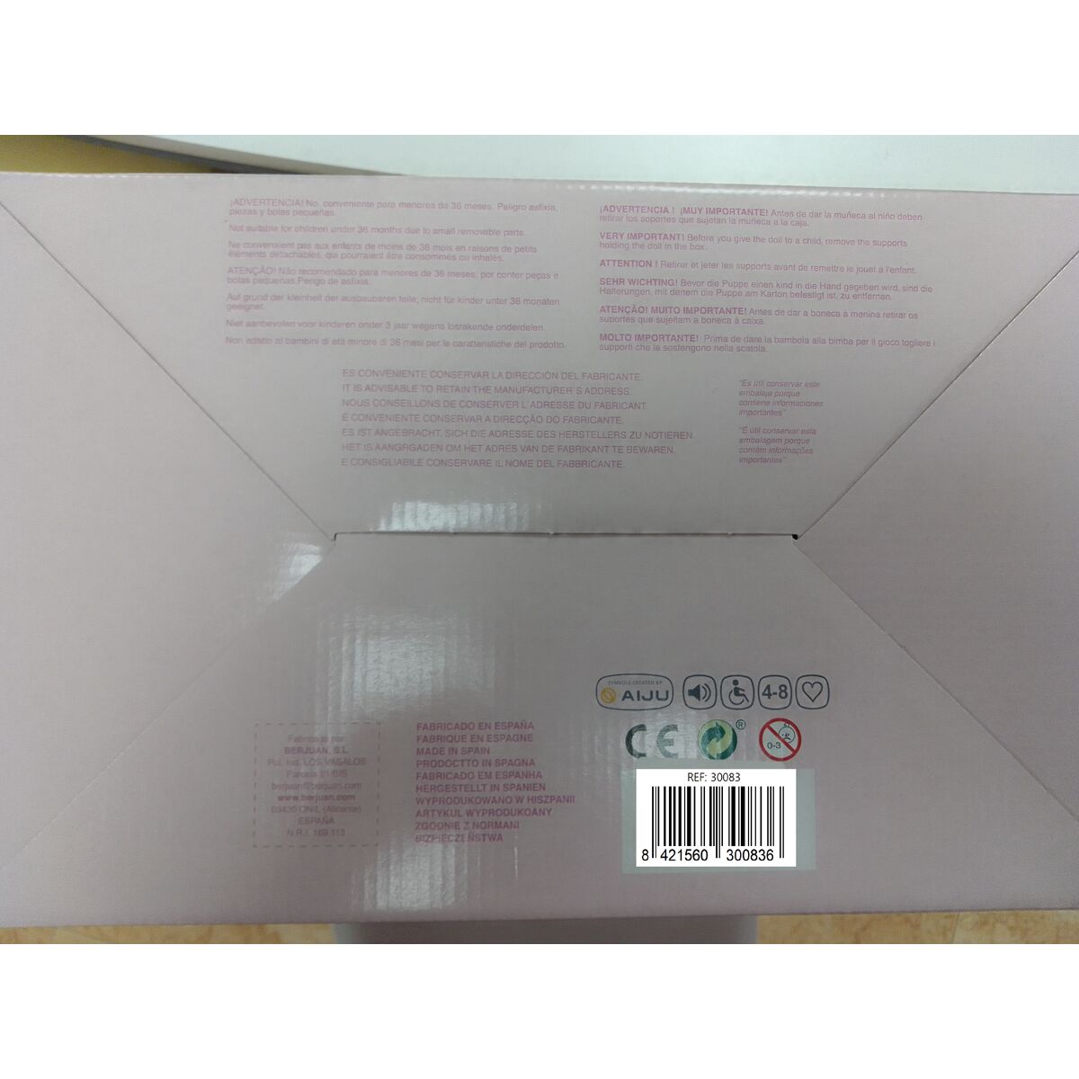 Păpușă Bebe Berjuan 60 cm