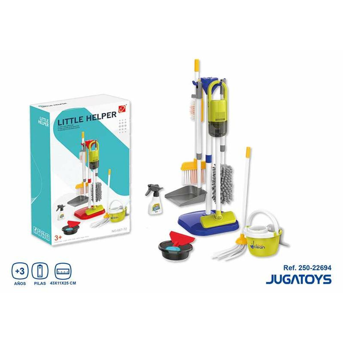 Kit de curățare et de depozitare 43 x 11 x 25 cm