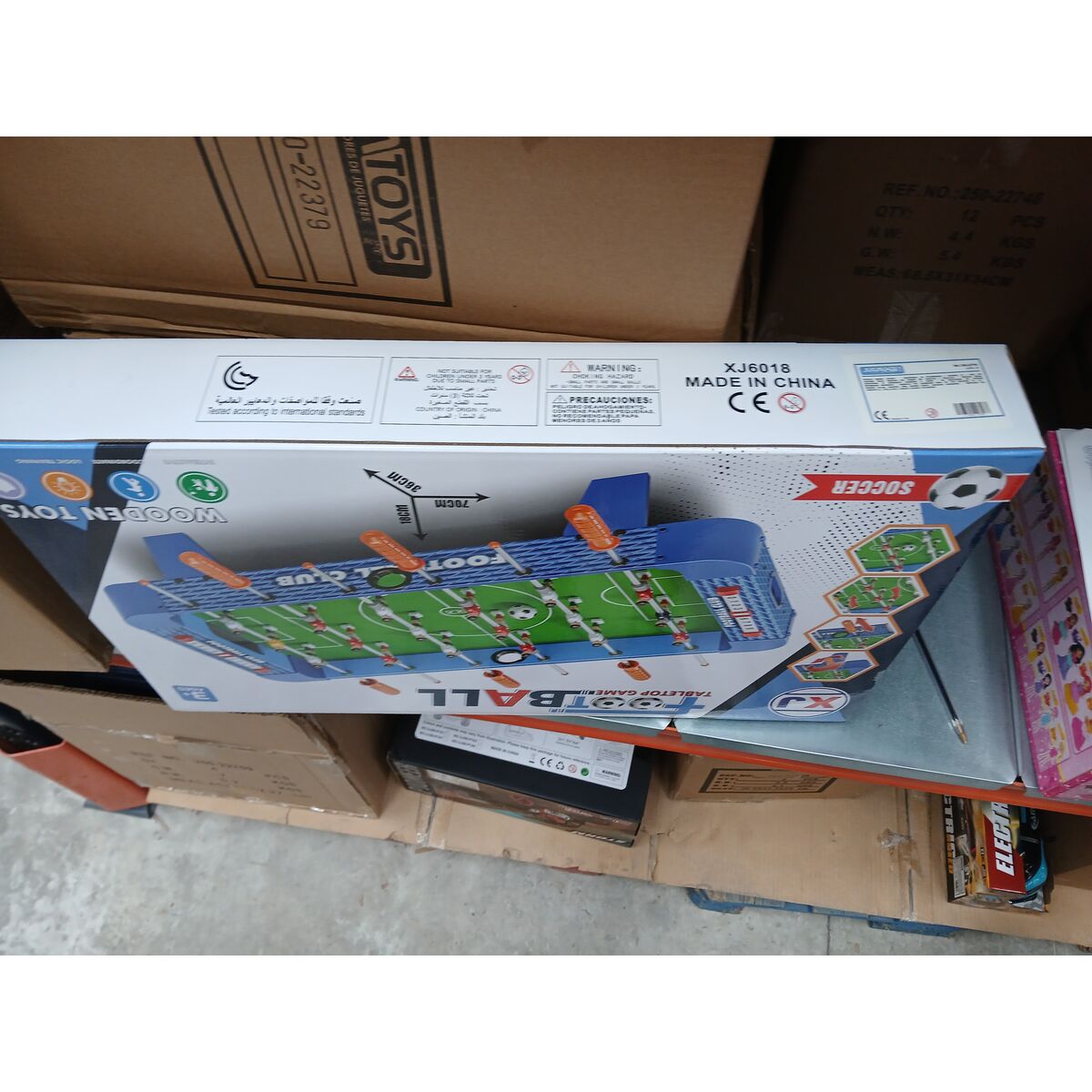 Joc de Fotbal Albastru 70 x 36 x 18 cm