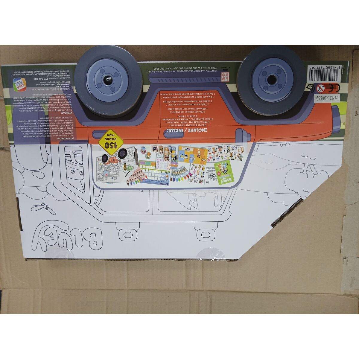 Joc Desenează și Colorează Bluey