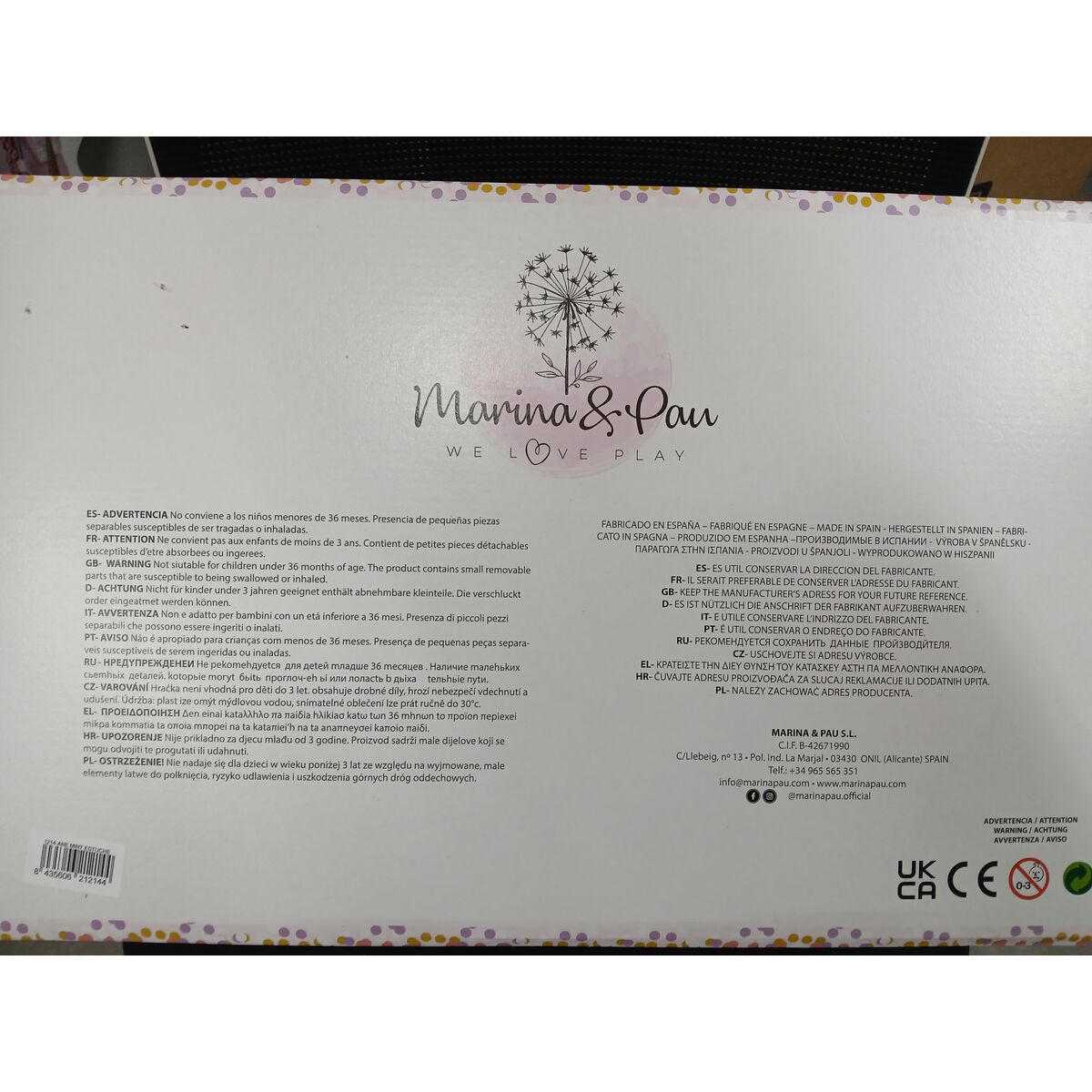 Păpușă bebeluș Marina & Pau Ane 45 cm