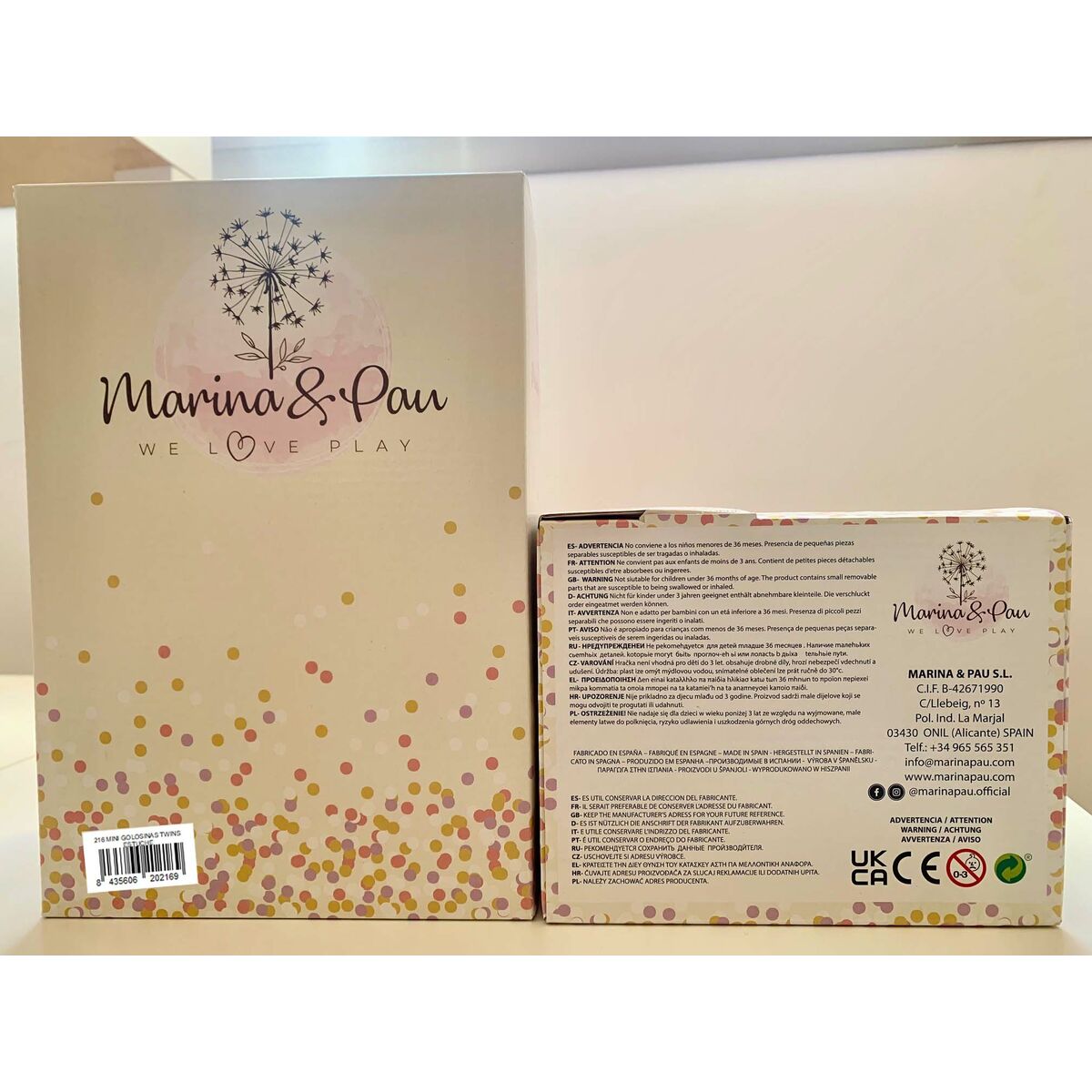 Set Păpuși Marina & Pau 21 cm