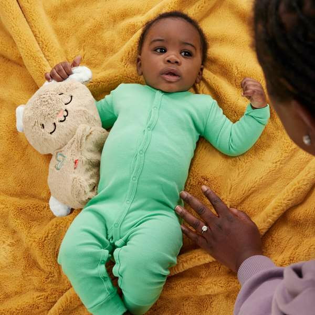 Jucărie de Pluș cu Sunet Fisher-Price Iepure Plastic