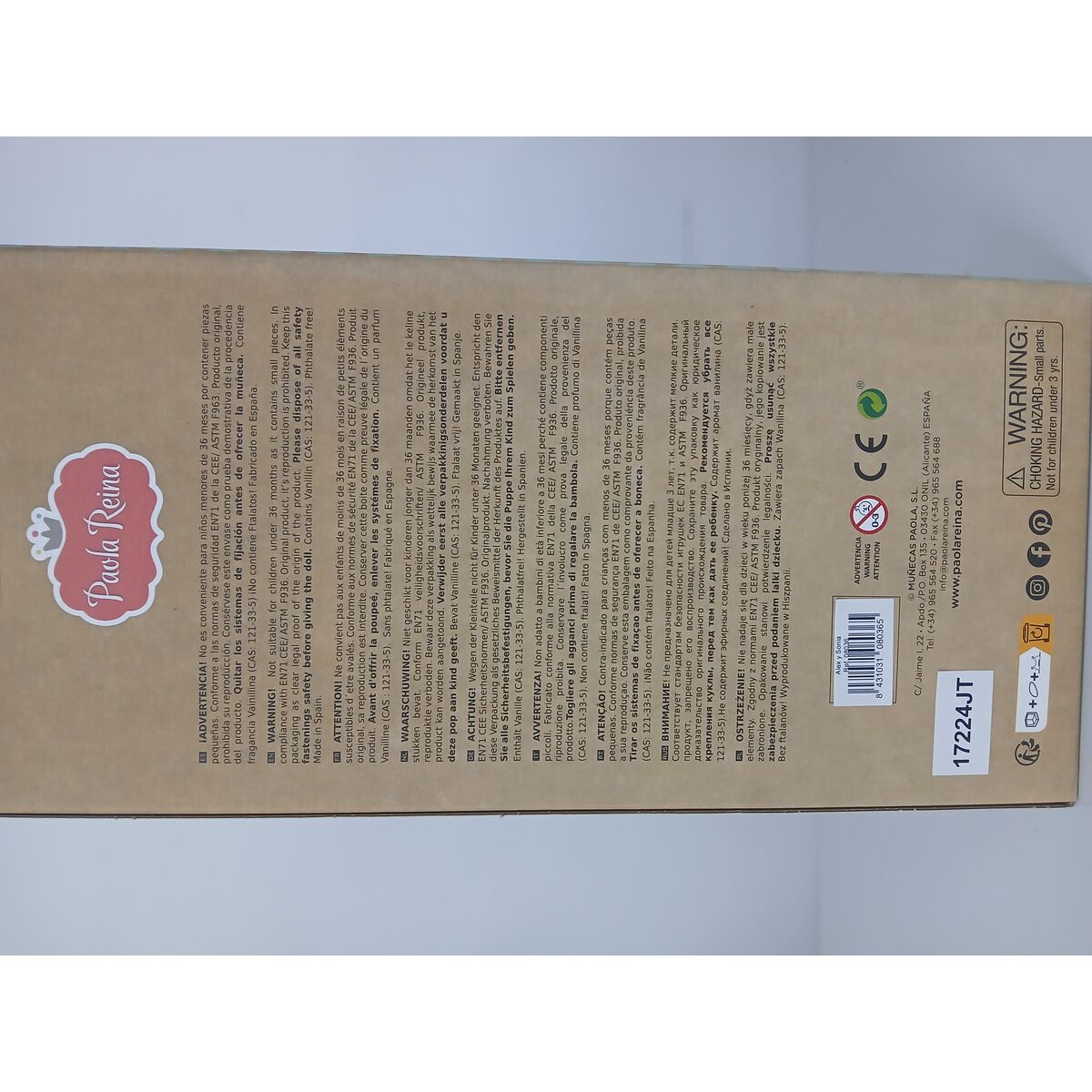 Păpușă bebeluș Paola Reina Sonia 36 cm