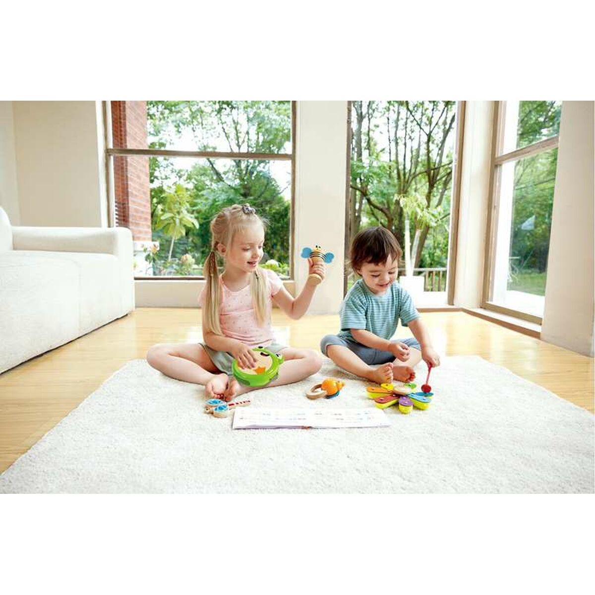 Jucărie Set de instrumente muzicale Toybags Lemn
