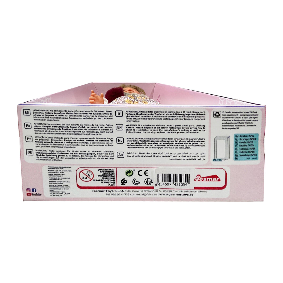 Păpușă bebeluș Jesmar 42 cm