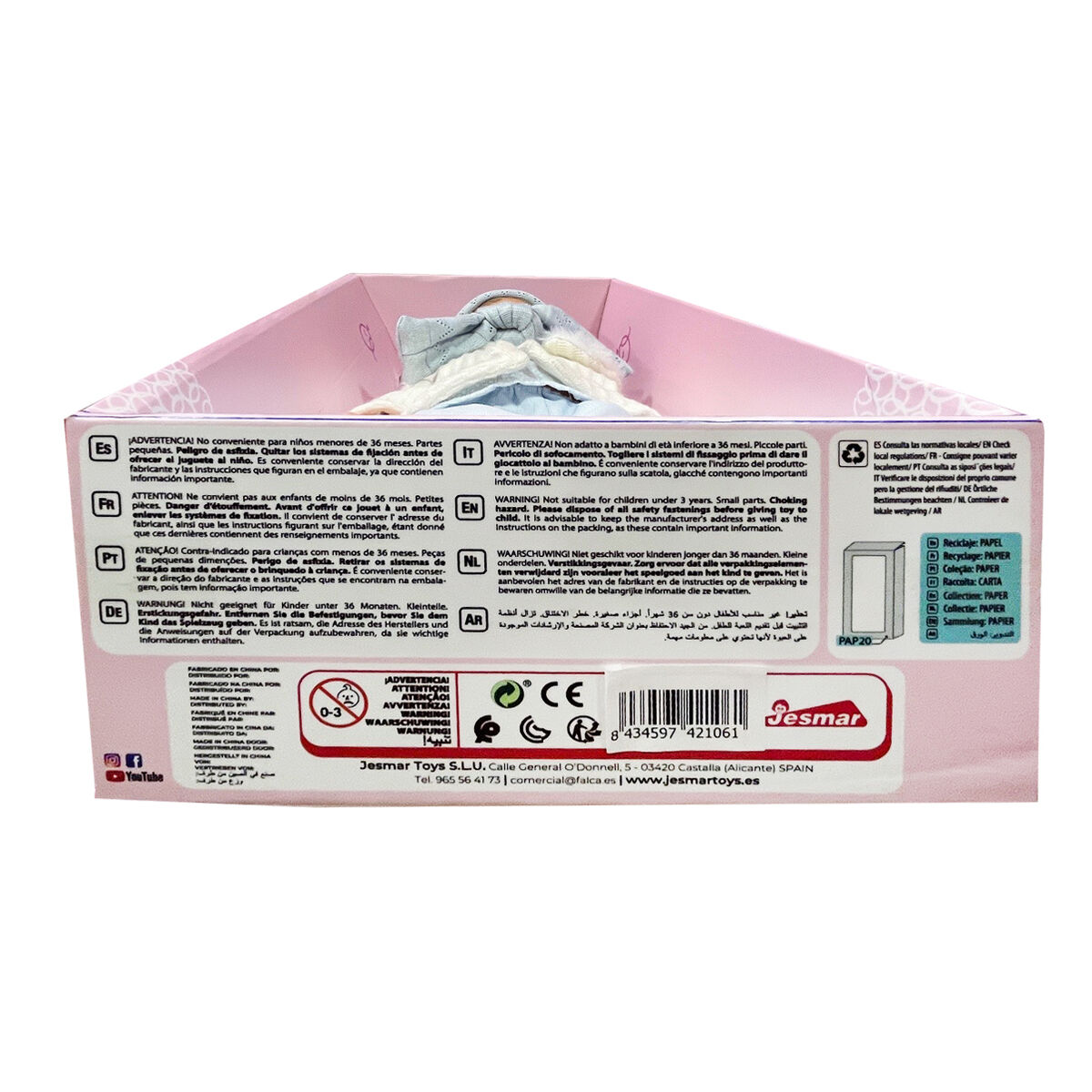 Păpușă Bebe Jesmar 42 cm