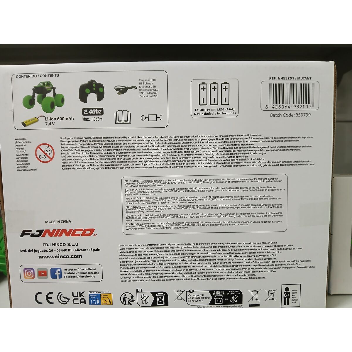 Mașină Radio Control Ninco Mutant 1:16 30 x 20 x 16 cm