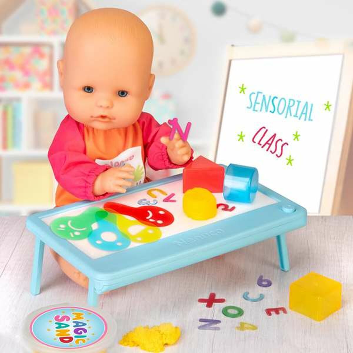 Păpușă Bebe Nenuco Smart School 35 cm