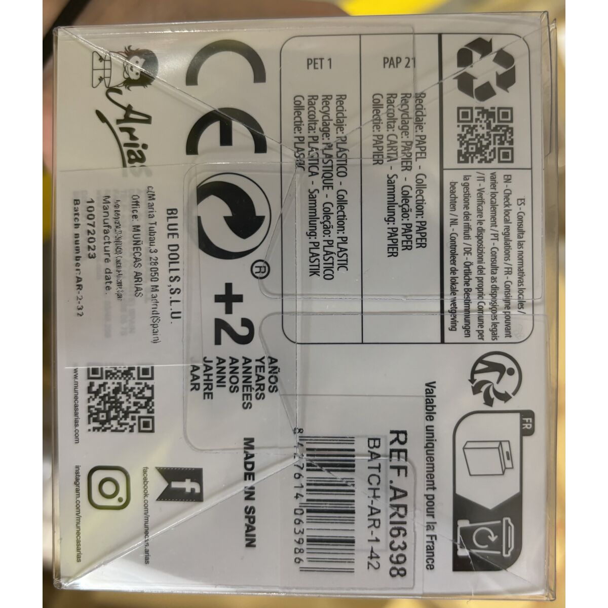 Set de Suzetă și Lanț pentru Suzetă Arias