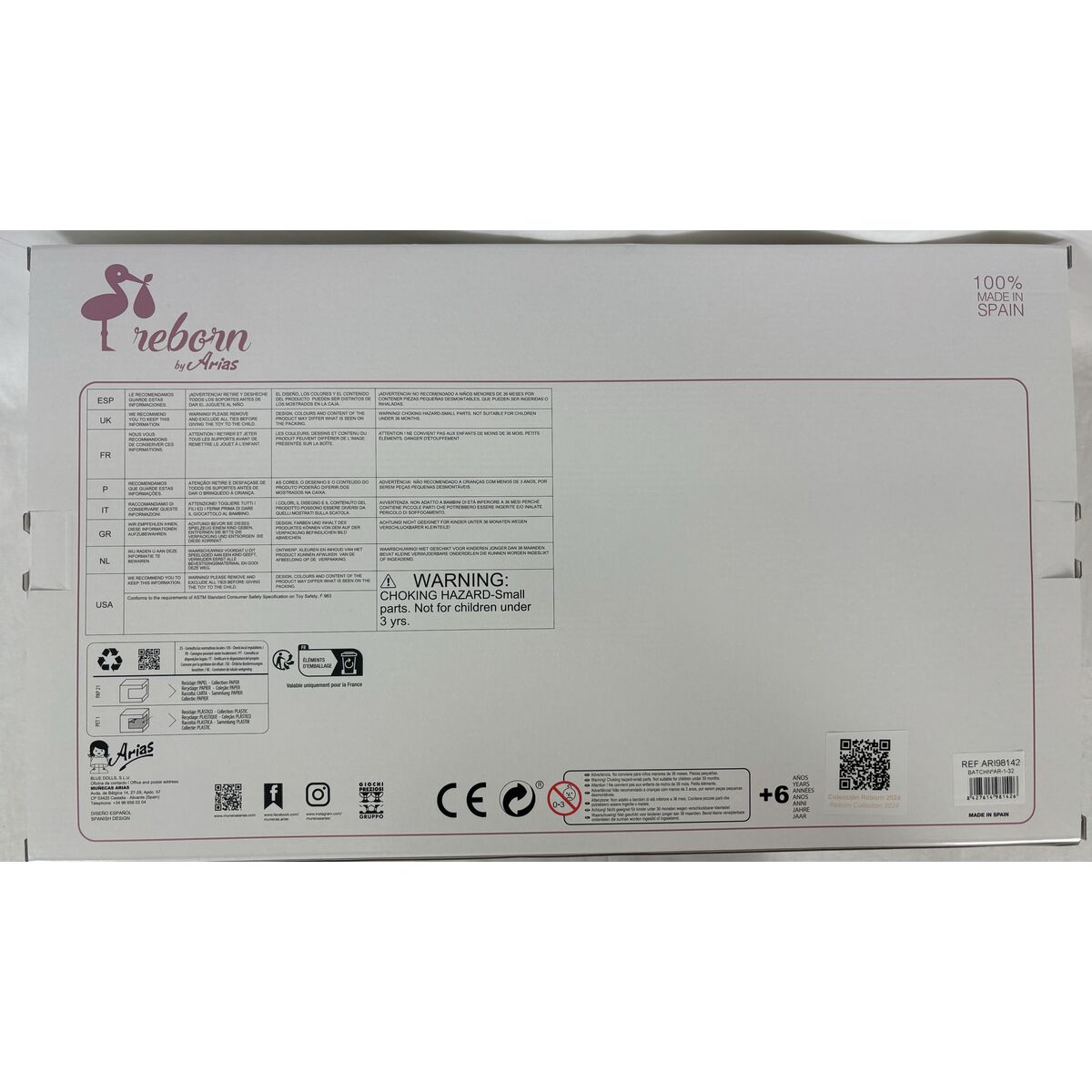 Păpuși renăscute Arias Ian 40 cm