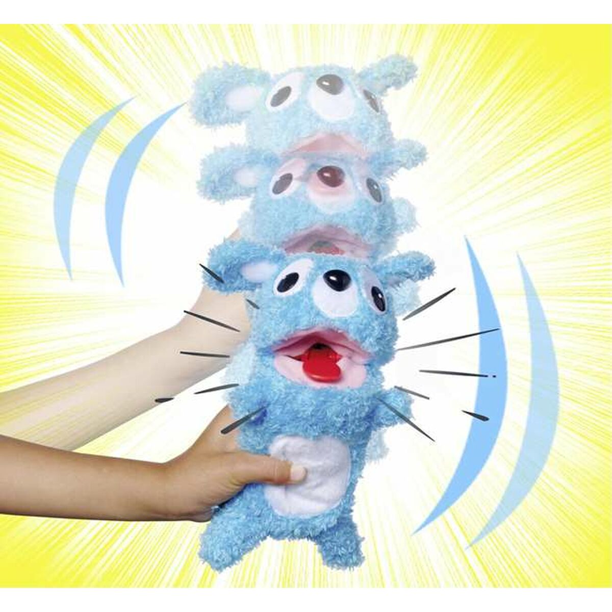 Jucărie de Pluș cu Sunet Simba Screamerz Urs 30 cm Albastru Multicolor