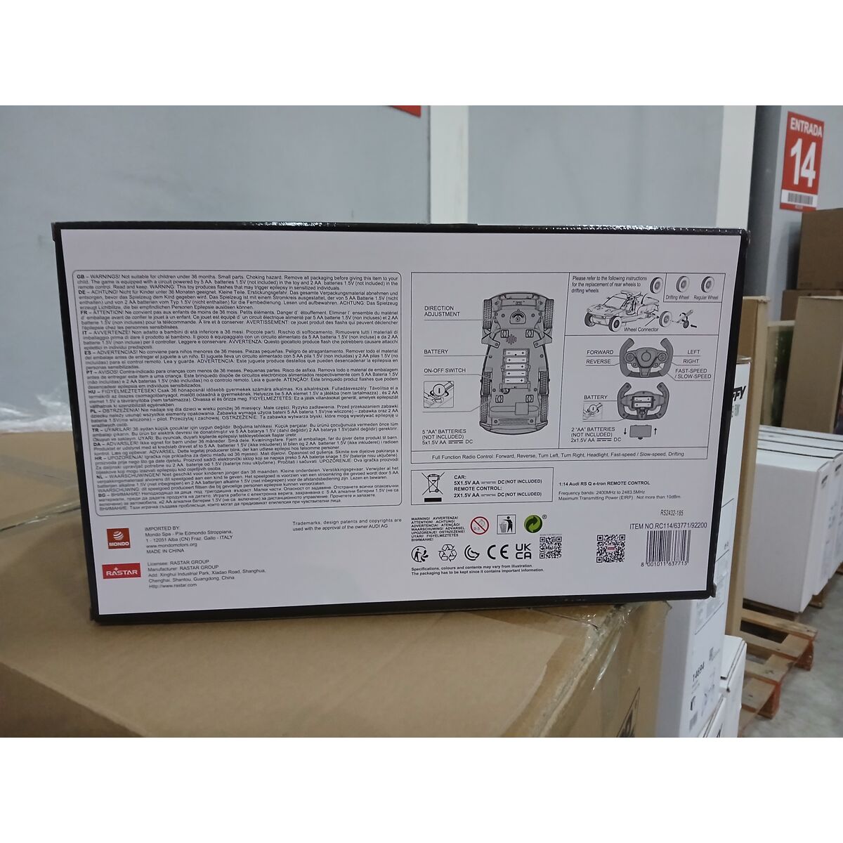 Mașină Radio Control Unice Toys Audi Rs Q E-Tron E2 1:14