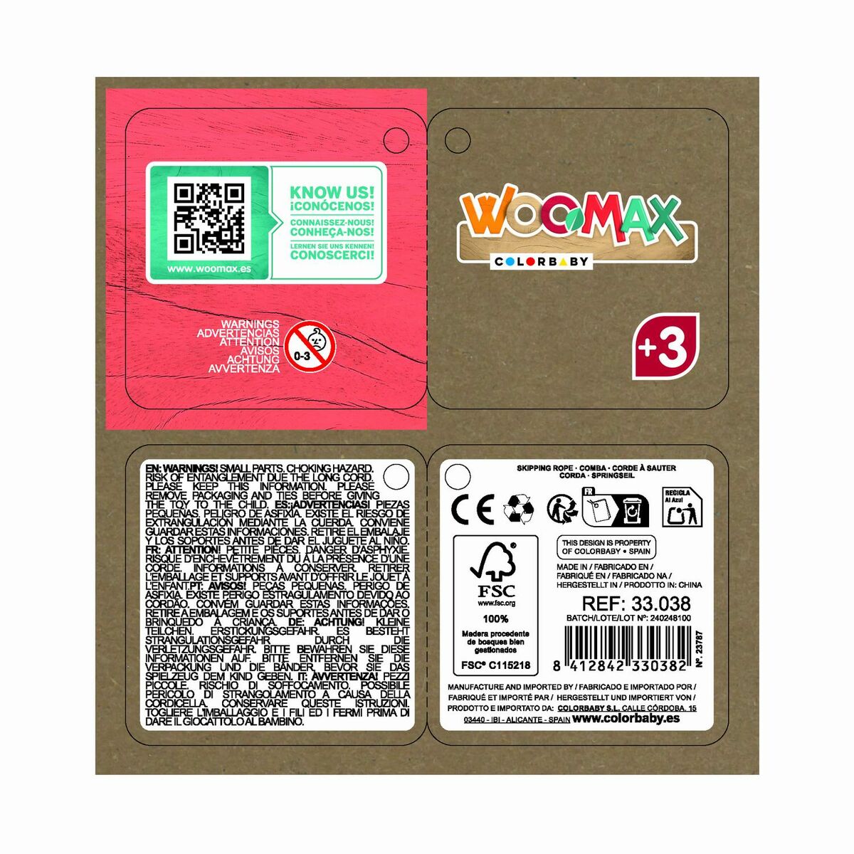 Coardă de Sărit cu Mânere Woomax