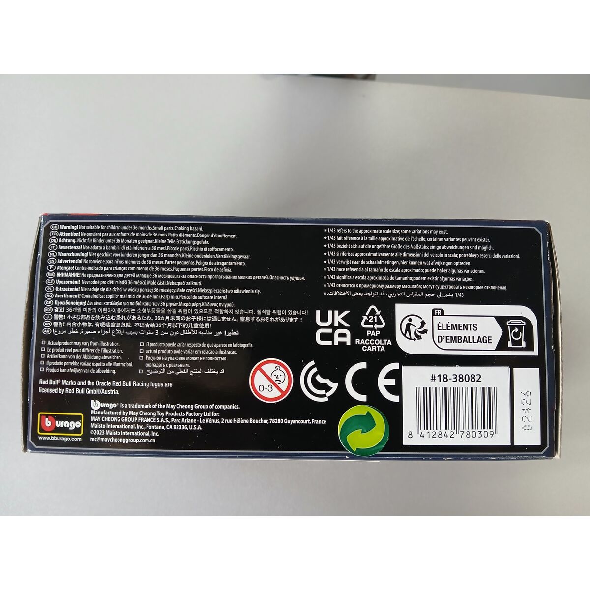 Mașină Bburago F1 Race Red Bull Racing