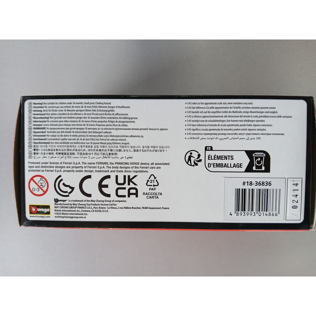 Mașină Ferrari 1:43