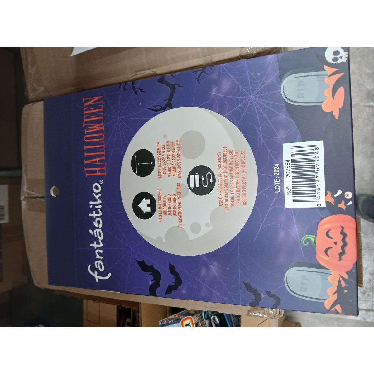 Decorațiune pentru Halloween Juinsa 26,5 x 22,8 cm Dovleac