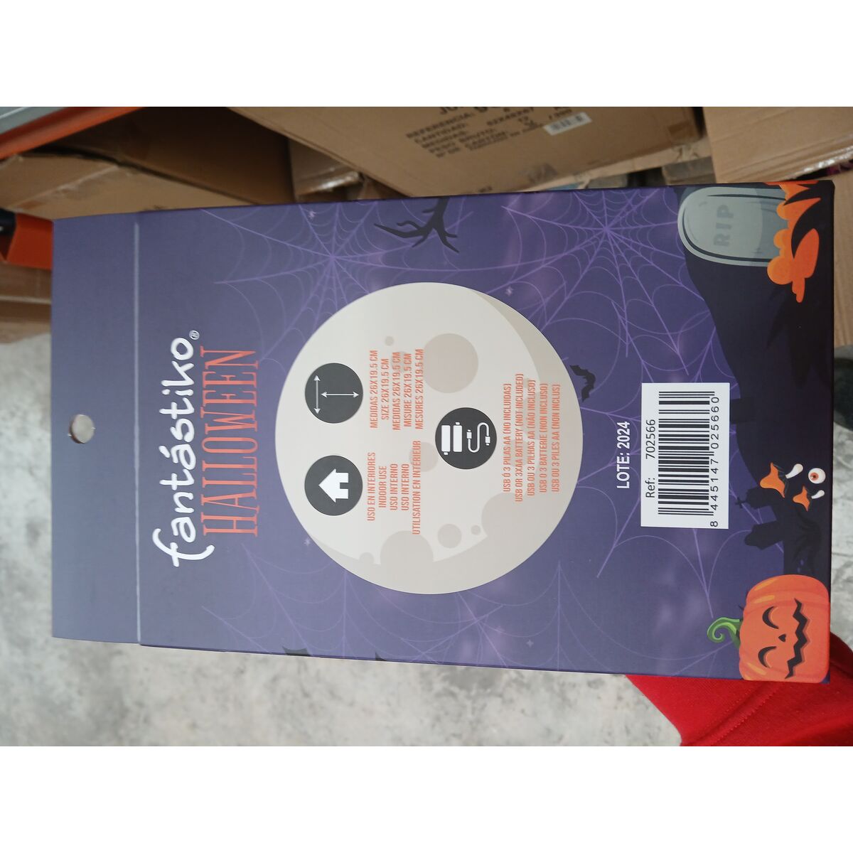 Decorațiune pentru Halloween Juinsa 13 x 28 cm Liliac