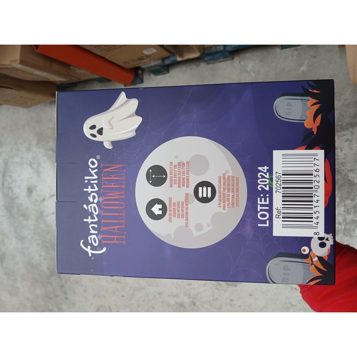 Decorațiune pentru Halloween Juinsa 18 x 25 cm Craniu