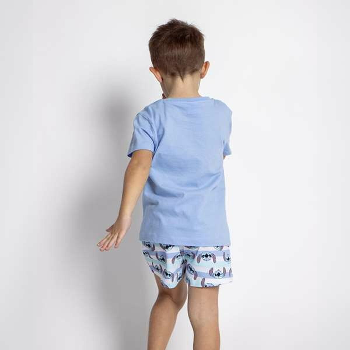 Pijama Infantil Stitch Albastru (6 Ani)